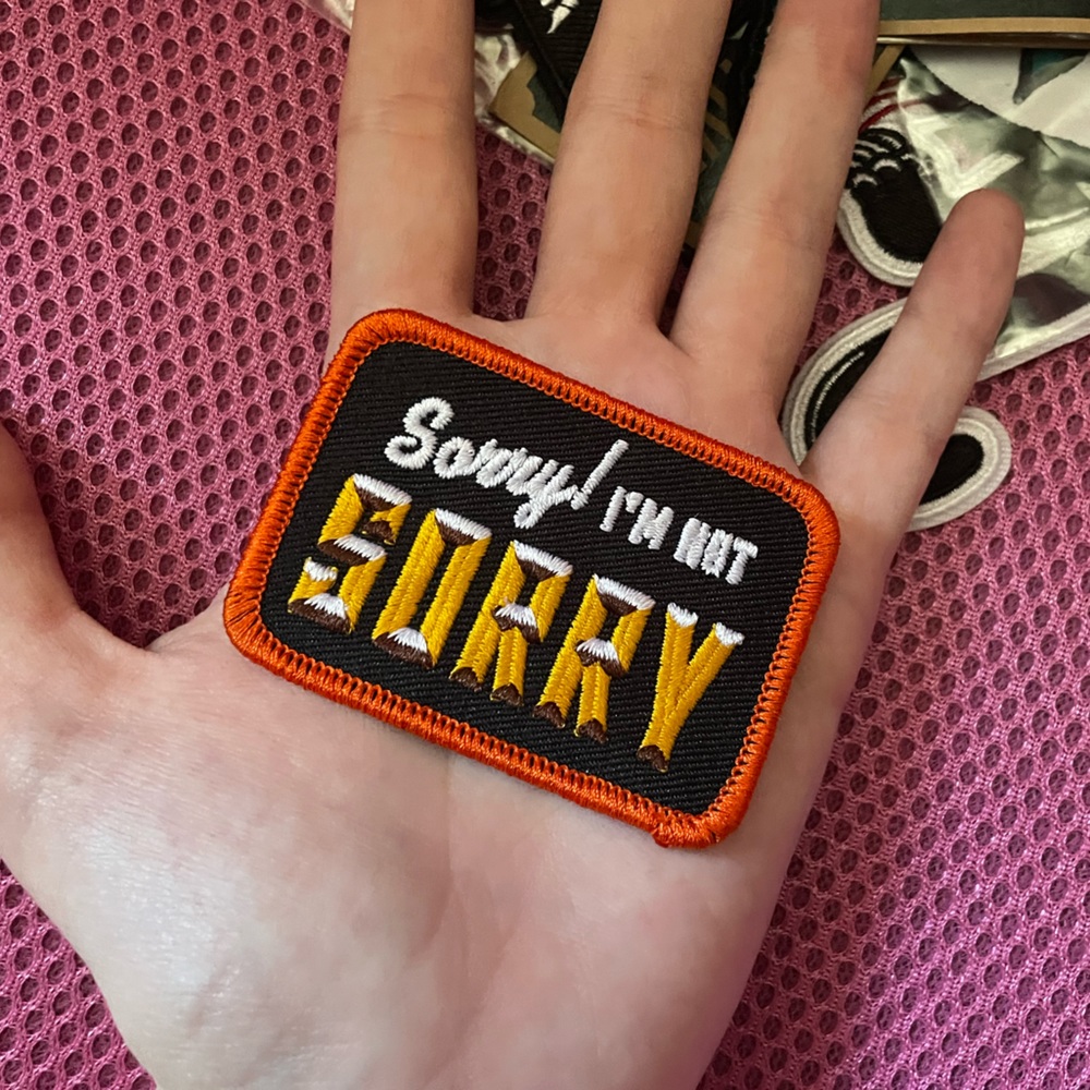 New Unused Retro Style Humor Patch